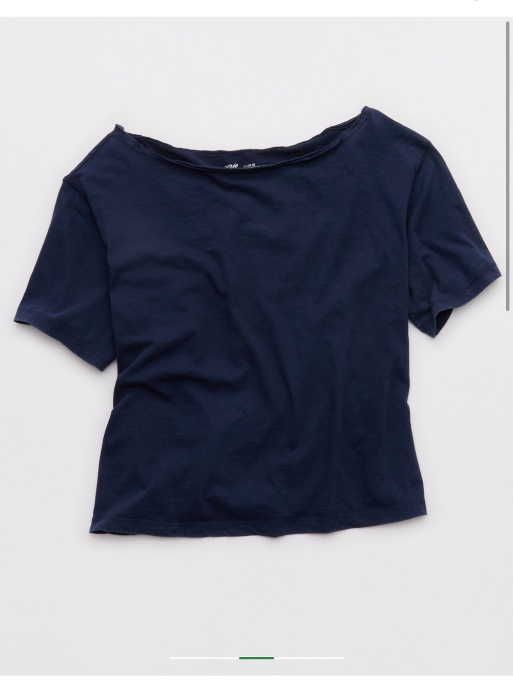 Aerie navy off the shoulder top